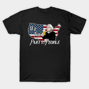 We The Party People D With George Washington T-Shirt